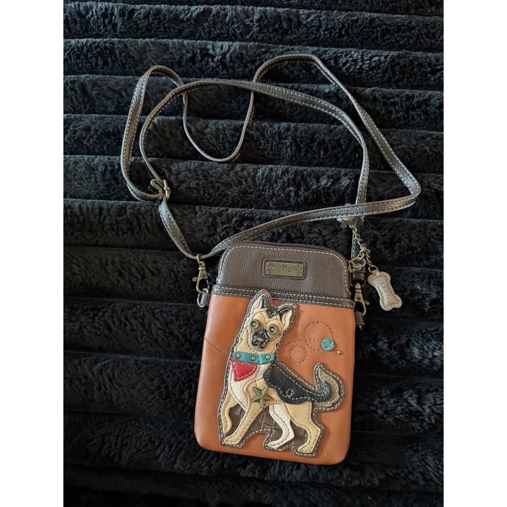 chala crossbody purse Small Dog German Shepard Nwot